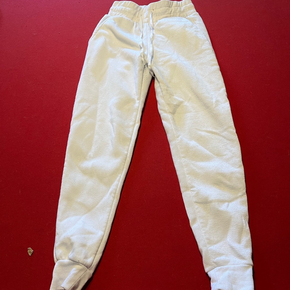 White Jogger Pants